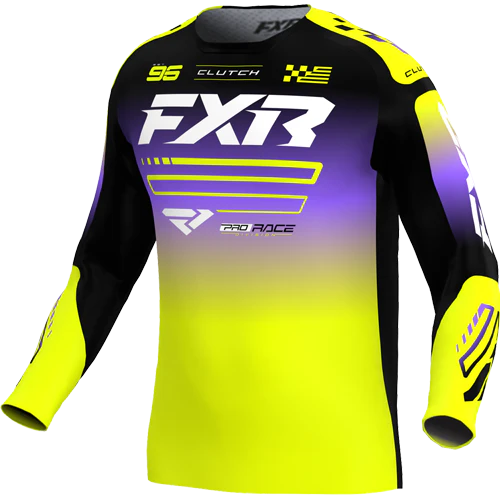 Jersey Fxr Kids Cluth 26 Hivis/Black/Purple
