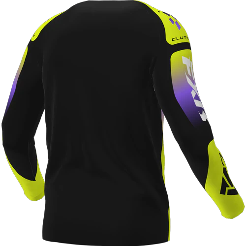 Jersey Fxr Kids Cluth 26 Hivis/Black/Purple - Image 2