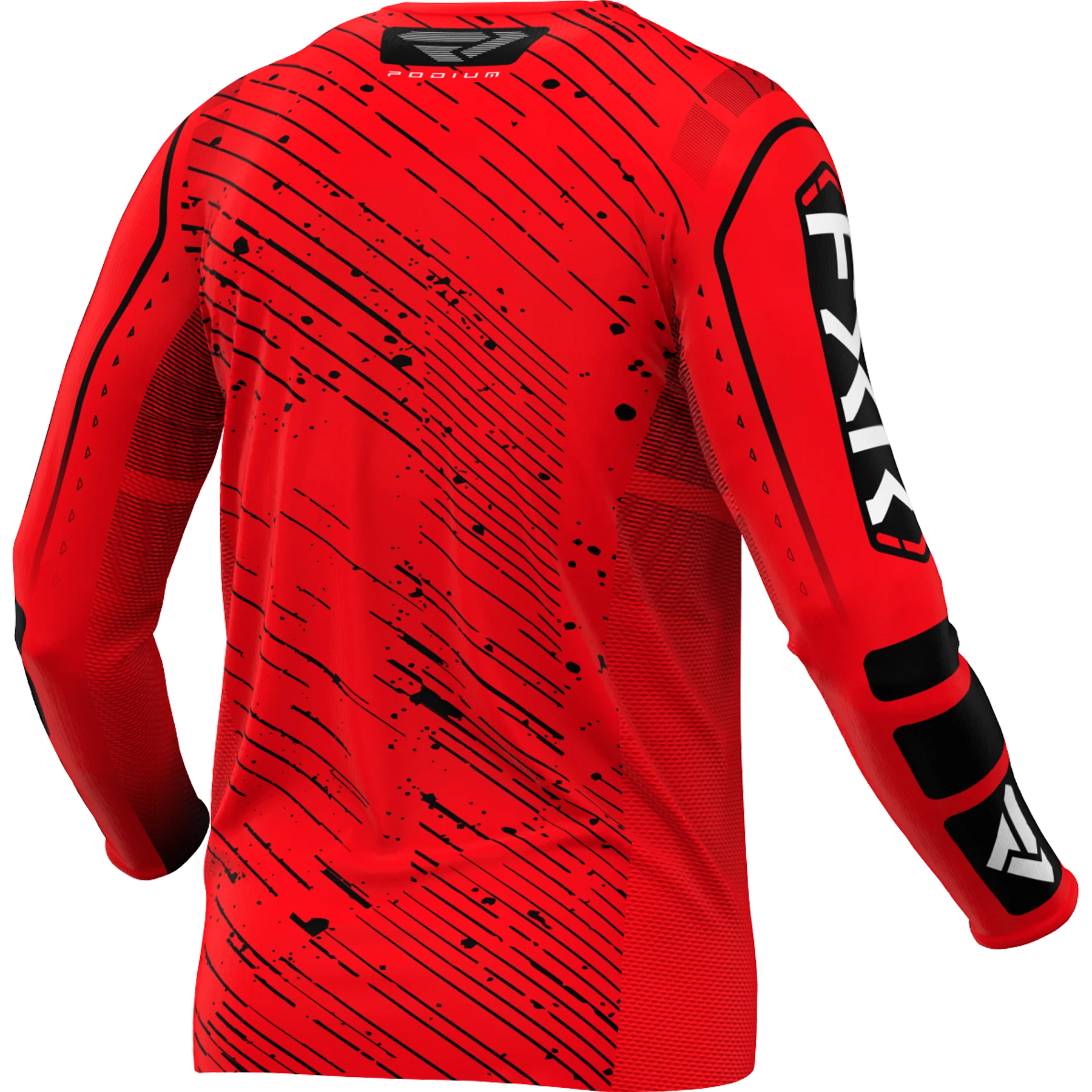 Polera Moto FXR Podium Rojo/Negro - Image 2