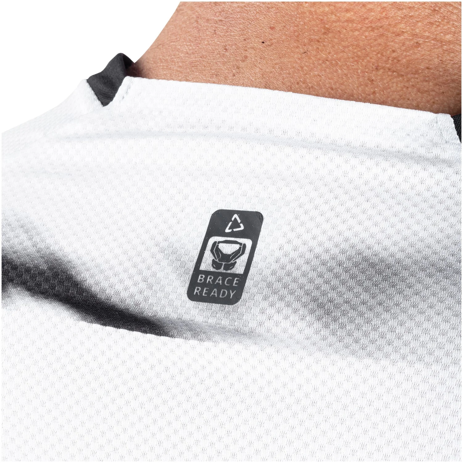 Jersey Leatt Moto Manga Larga Lite 4.5 Blanco - Image 4