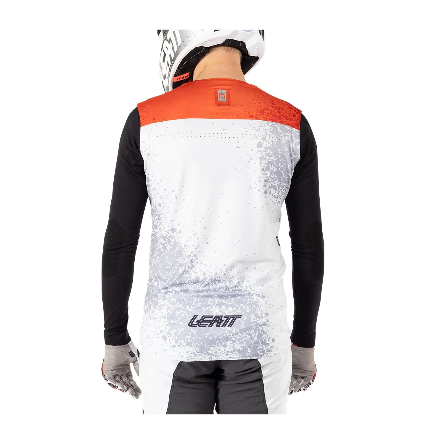 Jersey Leatt MTB Gravity 5.0 White - Image 3