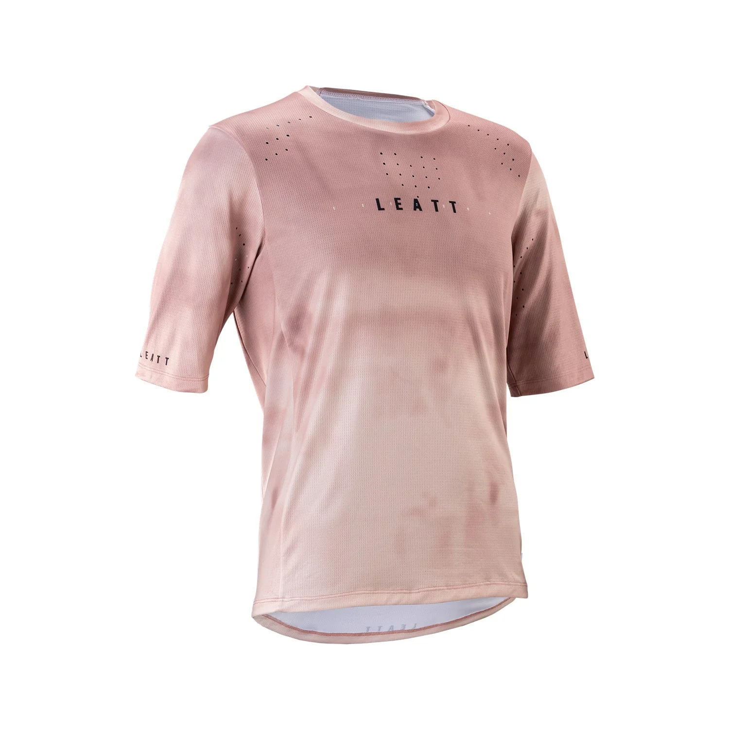 Jersey Leatt MTB Manga Corta Mujer Gravity 4.0 Polvo Rosa - Image 10