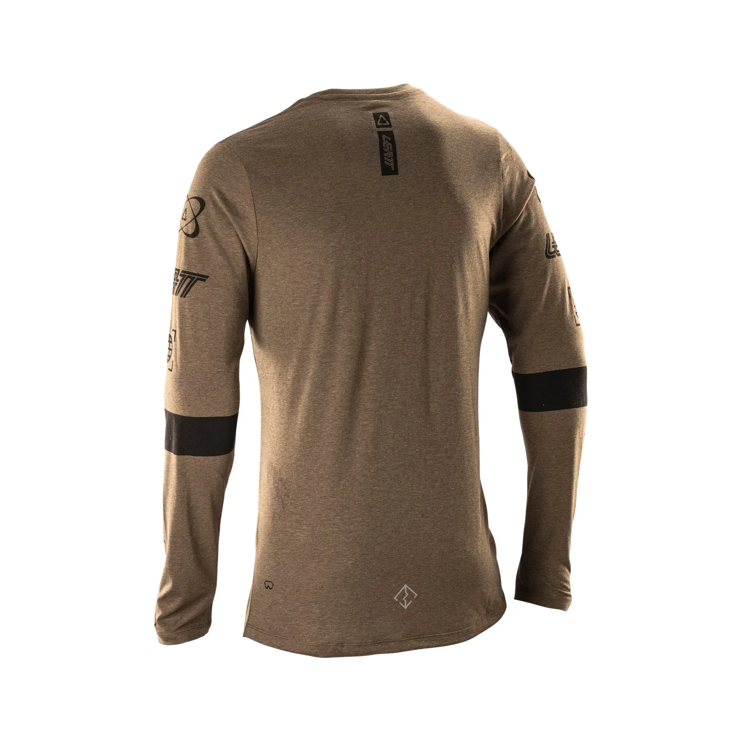 Jersey Leatt MTB Manga Larga Gravity 3.0 Café Arcilla - Image 6