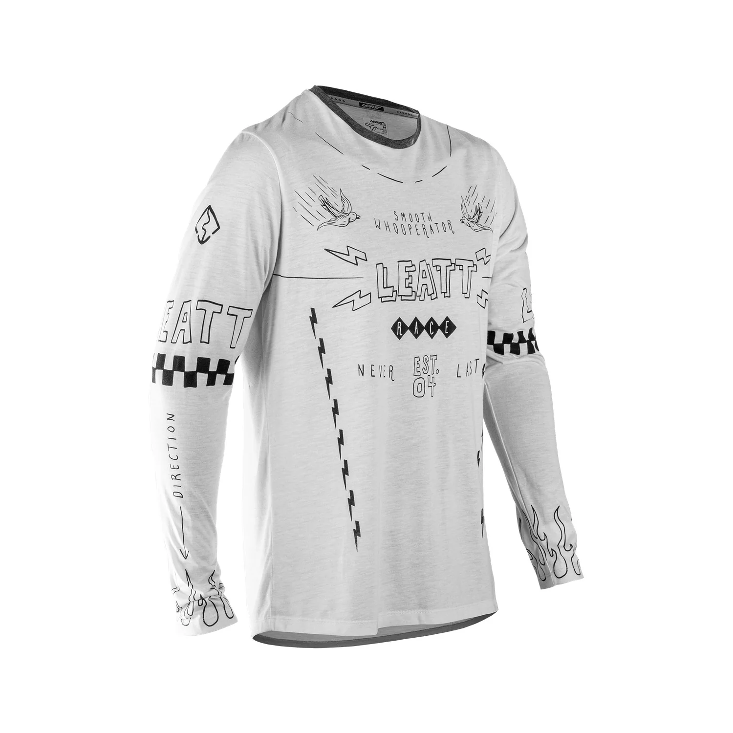 Jersey Leatt MTB Manga Larga Gravity 3.0 Crema