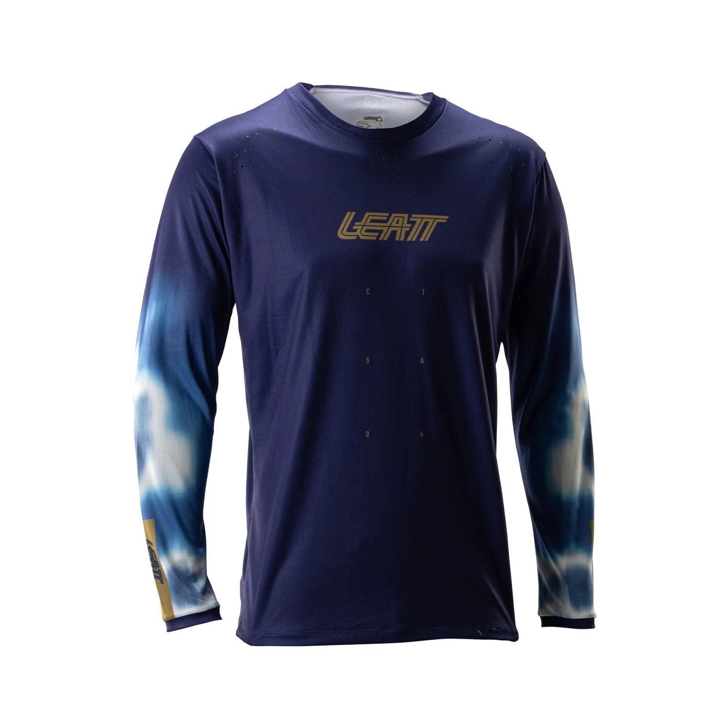 Jersey Leatt MTB Manga Larga Gravity 4.0 Azul Galaxia - Image 13