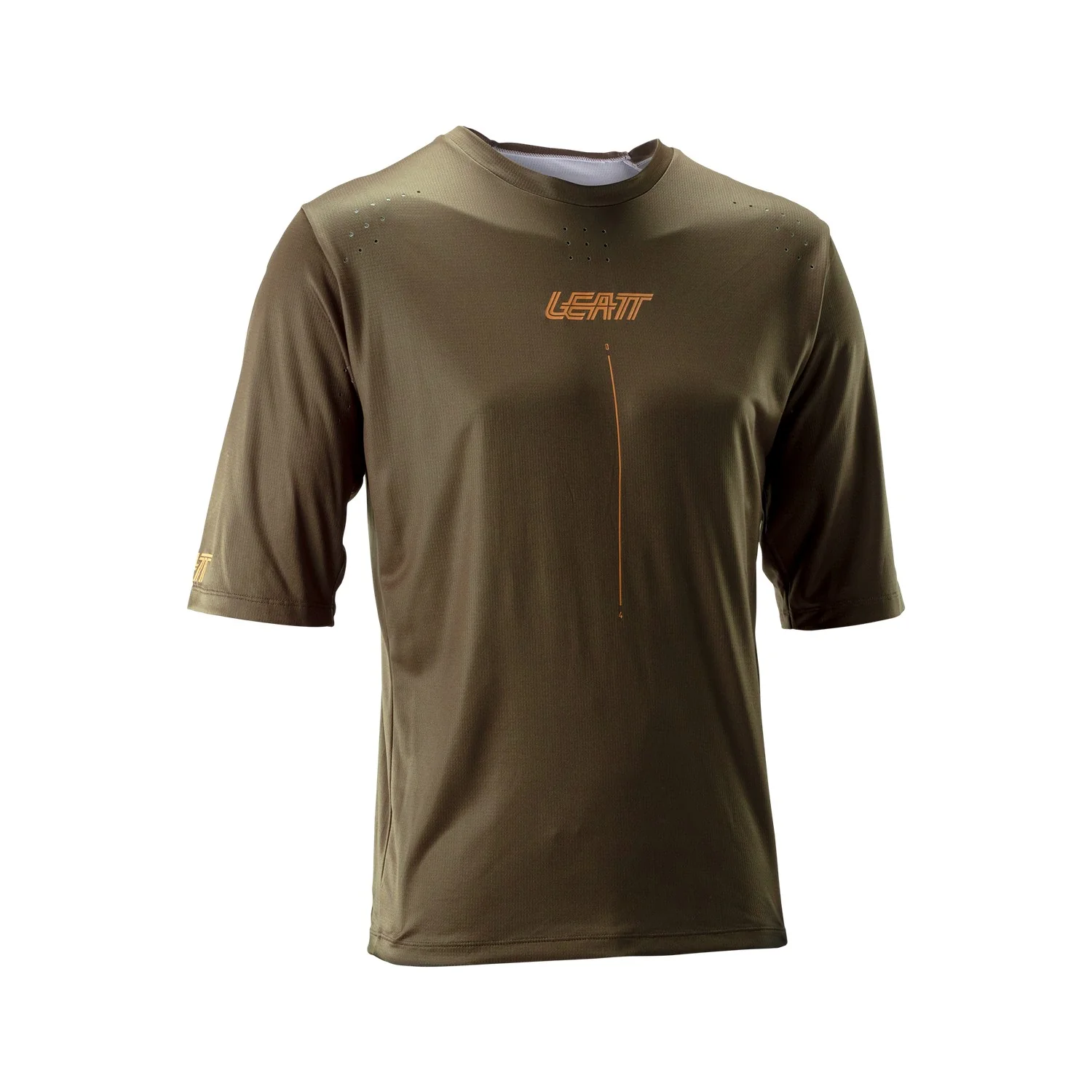 Jersey Leatt MTB Manga Larga Gravity 4.0 Café Arcilla - Image 17