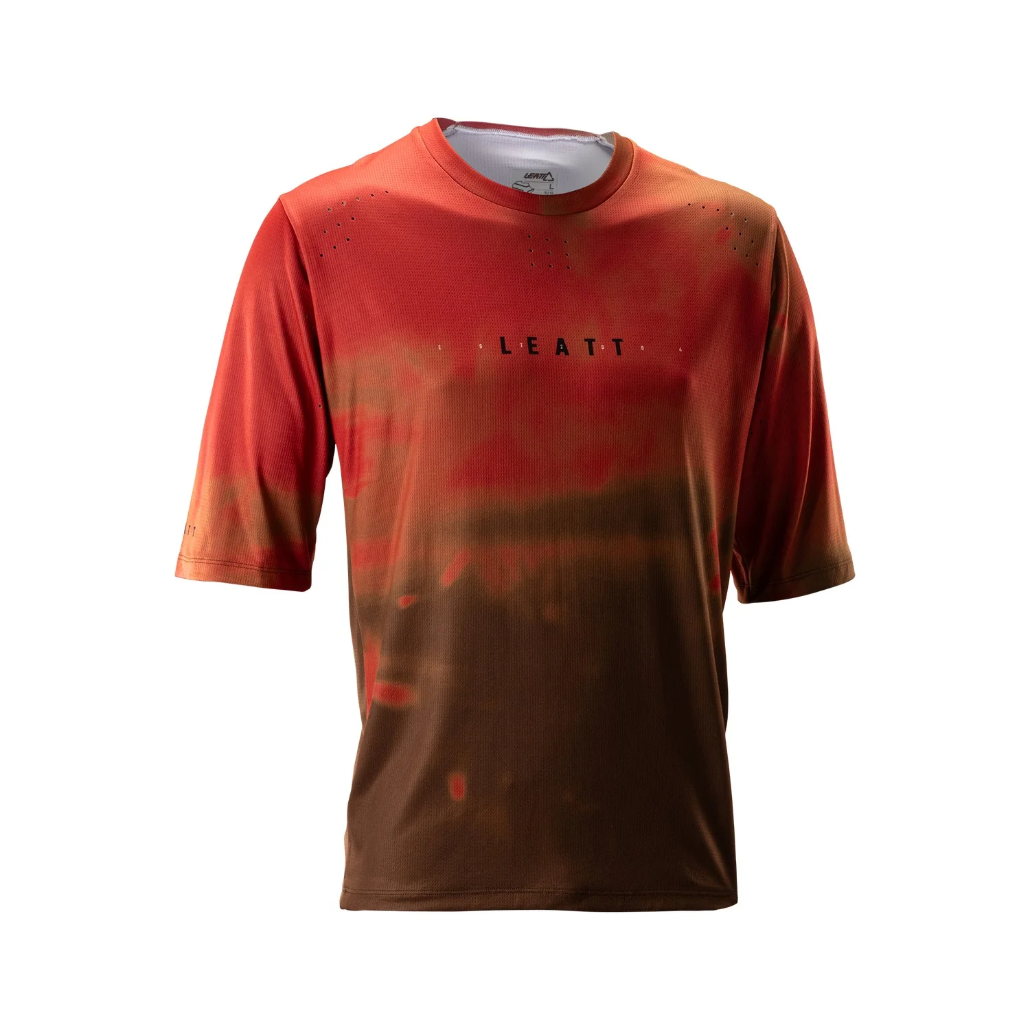 Jersey Leatt MTB Manga Larga Gravity 4.0 Polvo Rojo - Image 17