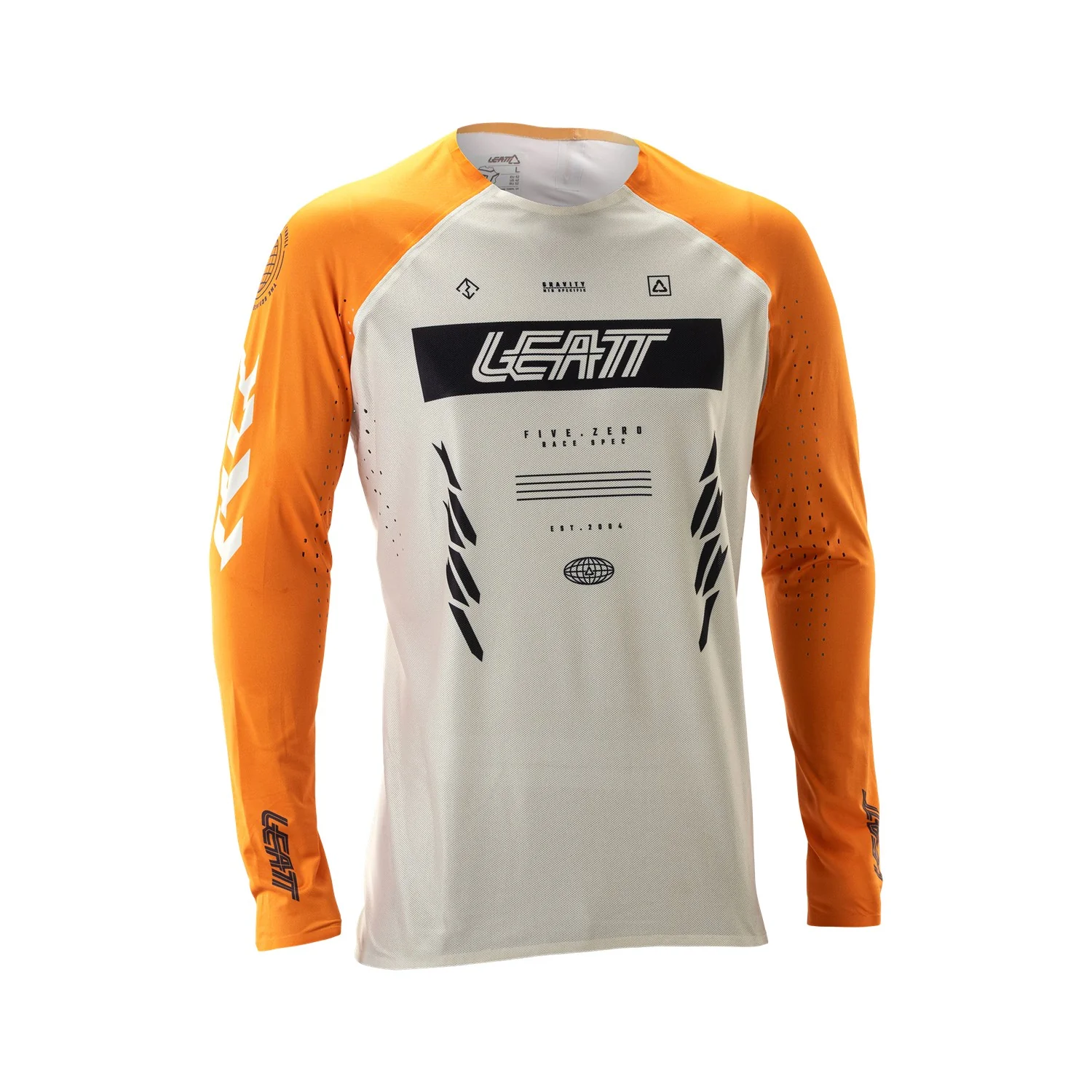 Jersey Leatt MTB Manga Larga Gravity 5.0 Amarillo Racing - Image 11