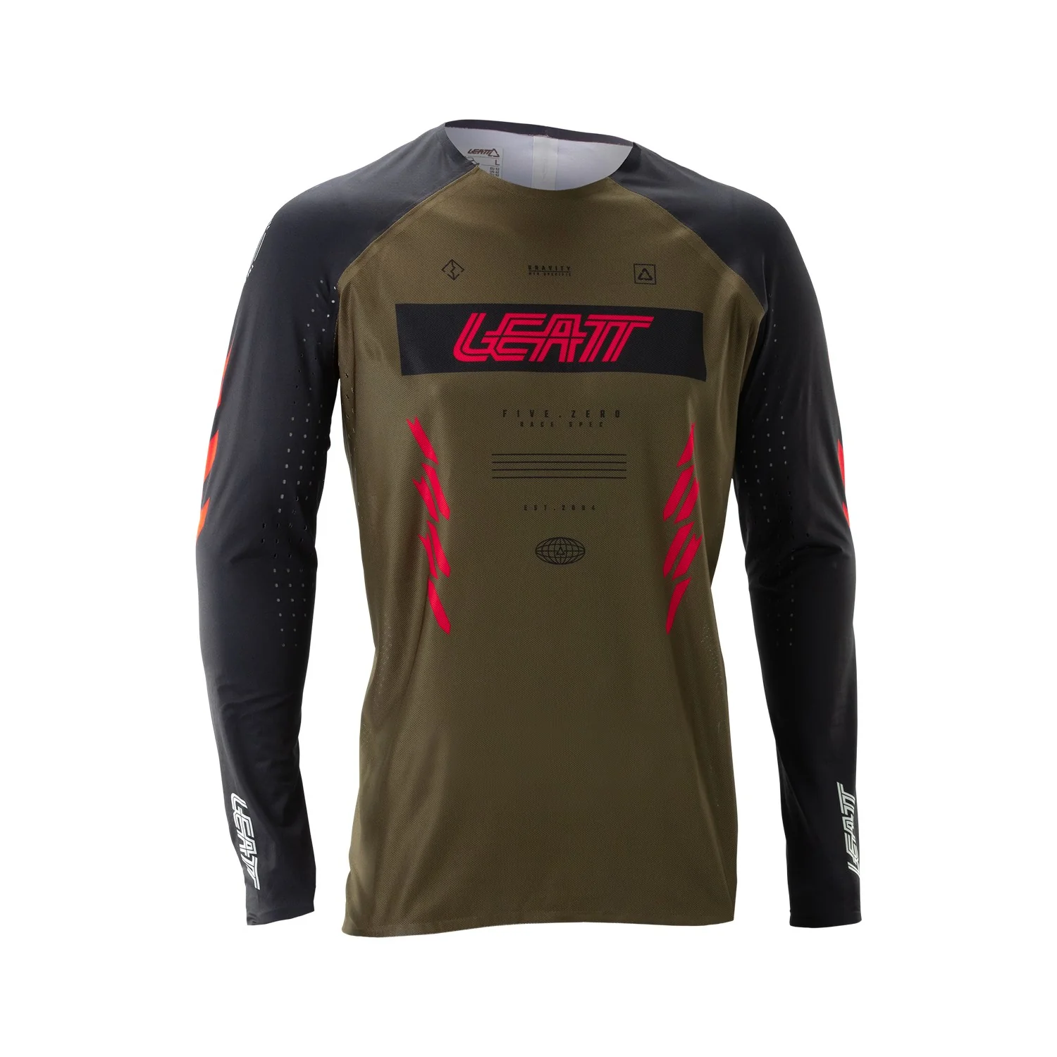 Jersey Leatt MTB Manga Larga Gravity 5.0 Café Racing - Image 13