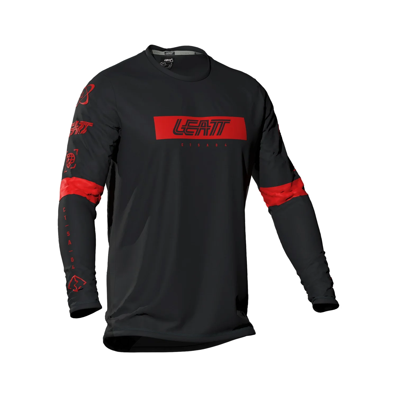 Jersey Leatt MTB Manga Larga Infantil JR Gravity 3.0 Negro
