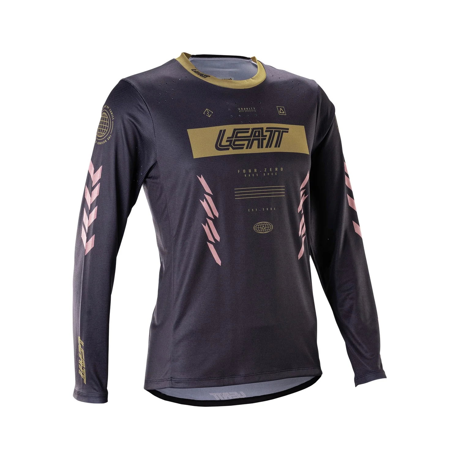 Jersey Leatt MTB Manga Larga Mujer Gravity 4.0 Negro Racing