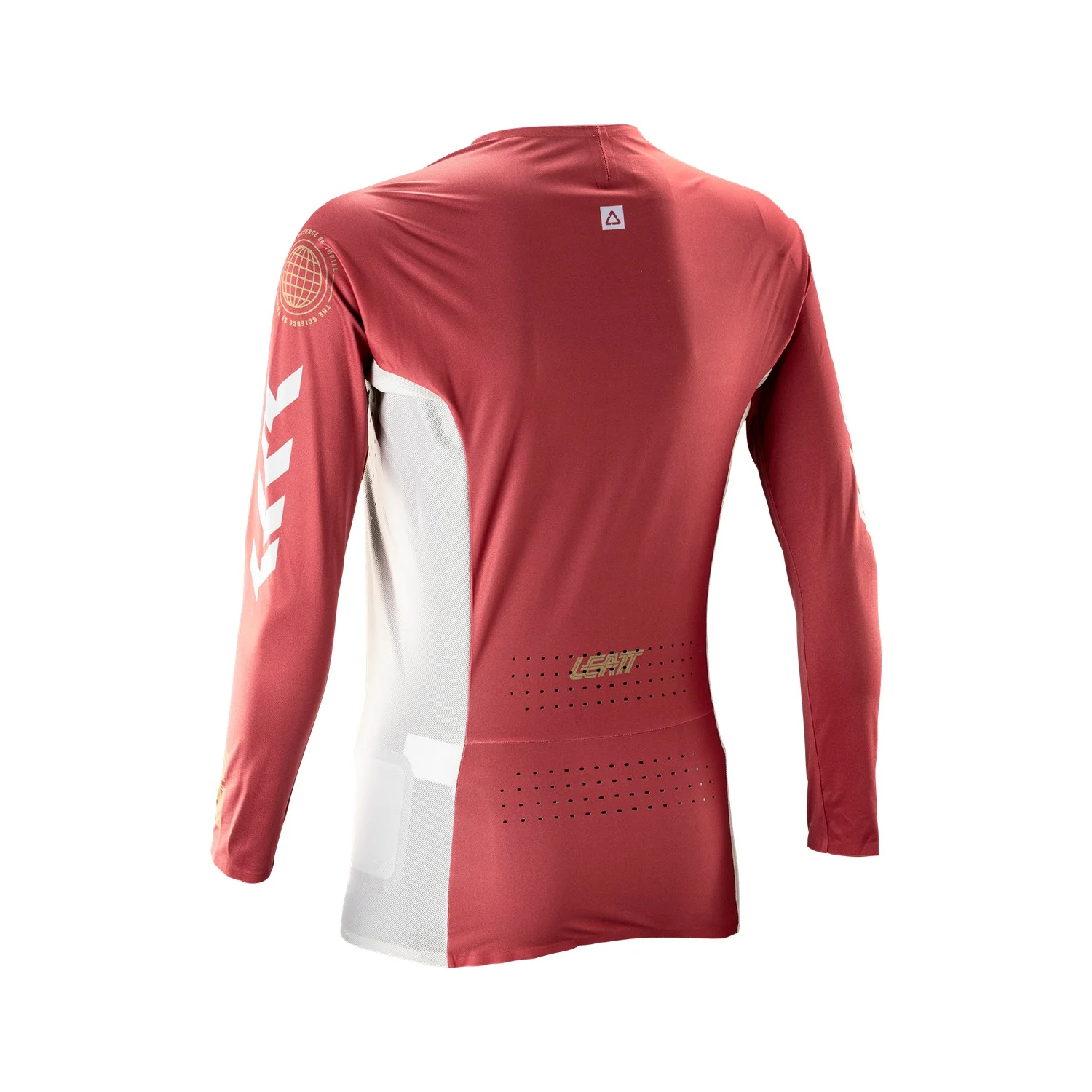 Jersey Leatt MTB Manga Larga Mujer Gravity 5.0 Rojo Racing - Image 7