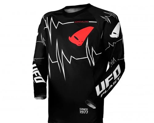 Jersey Motocross/Enduro Slim Adrenaline Black | UFO Plast