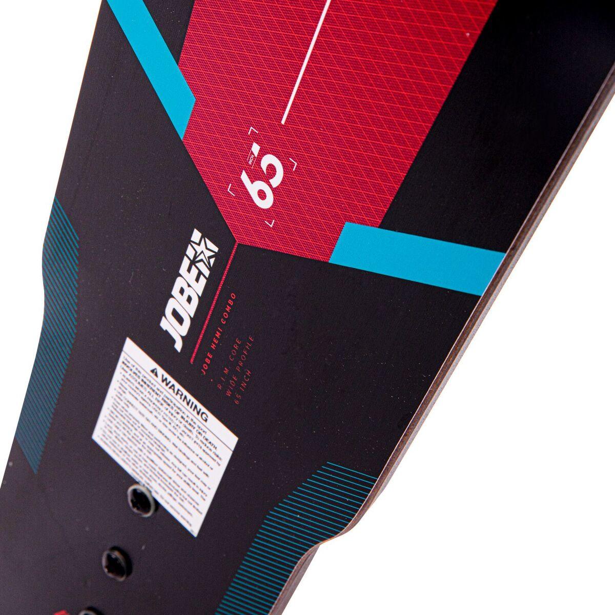 Jobe Par Ski Acuático Hemi Combo 65 con Fijaciones - Image 2