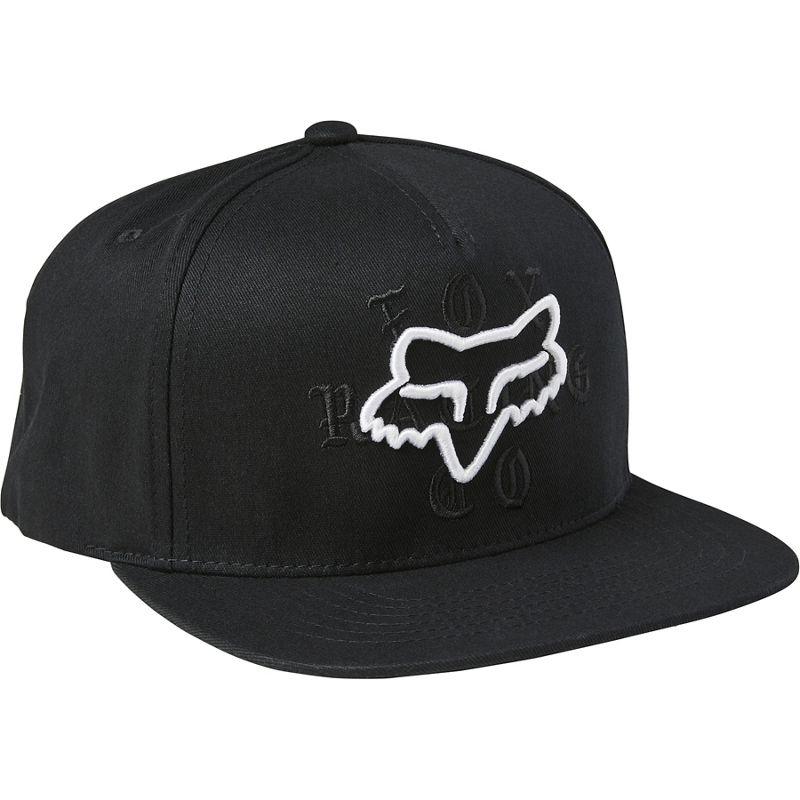 Jockey Lifestyle Snapback Top Coat Negro Fox Racing