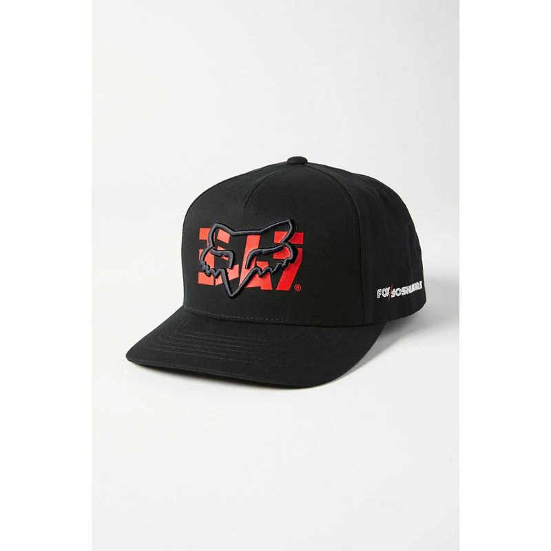 Jockey Lifestyle Snapback Yoshimura Negro Fox Racing