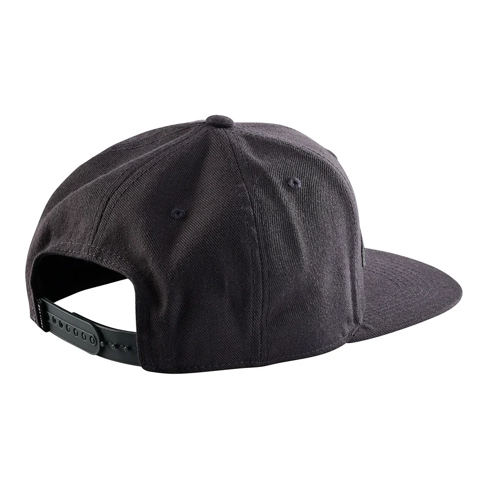 Troy Lee Designs Jockey Snapback Signature Gris / Gris Oscuro - Image 2