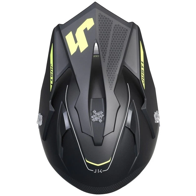 Just1 Casco Moto J14-F Elite Amarillo Fluor Negro - Image 4