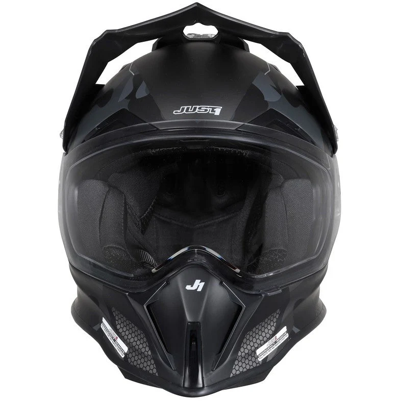 Just1 Casco Moto J14-F Elite Camo Titanio - Image 3