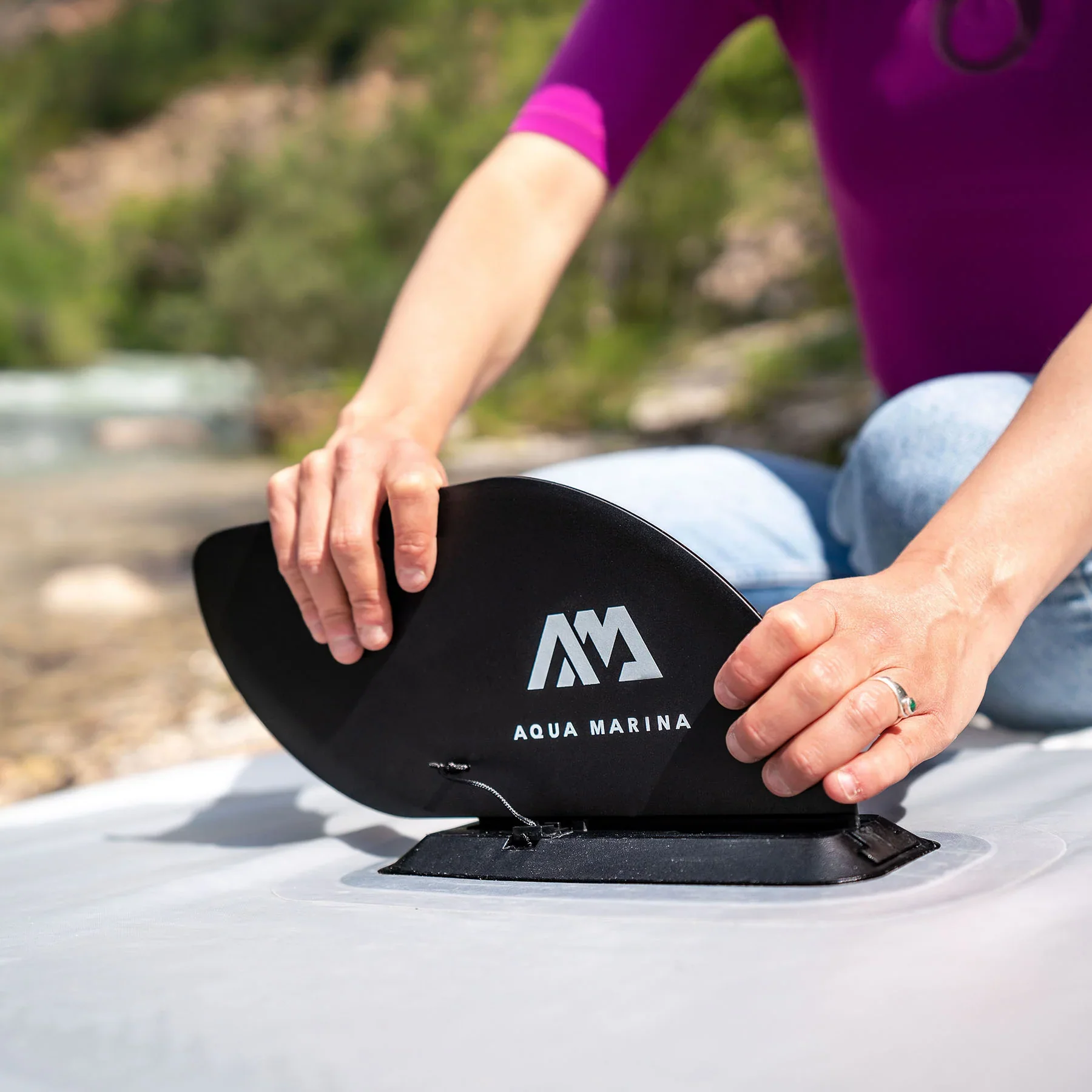 Kayak Ultraliviano Aqua Marina Halve Single / Doble Blanco - Image 12