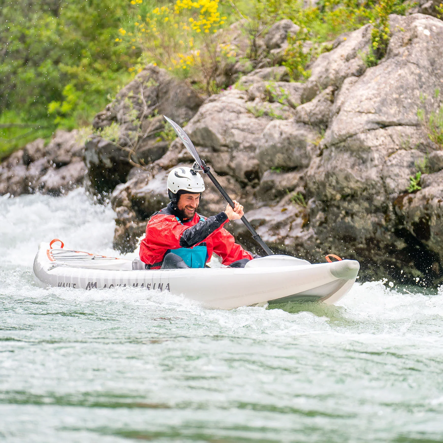 Kayak Ultraliviano Aqua Marina Halve Single / Doble Blanco - Image 6