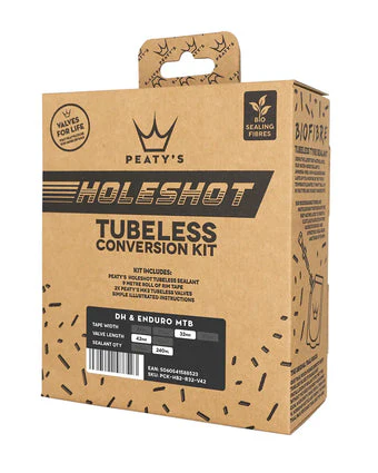 Kit De Conversion Tubular 37 mm Bicicleta Peatys