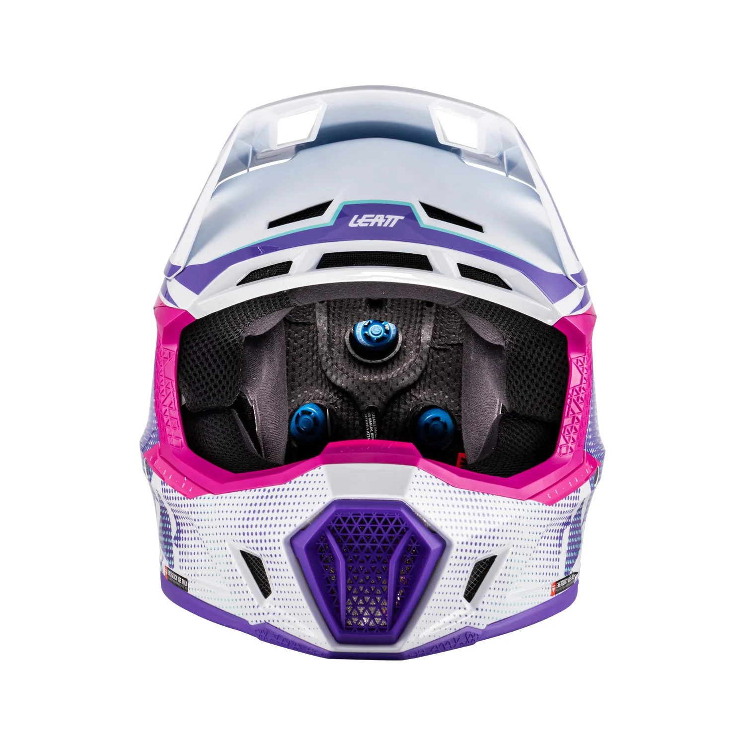 Kit Leatt Casco Moto 7.5 Antiparra 4.5 Morado - Image 3