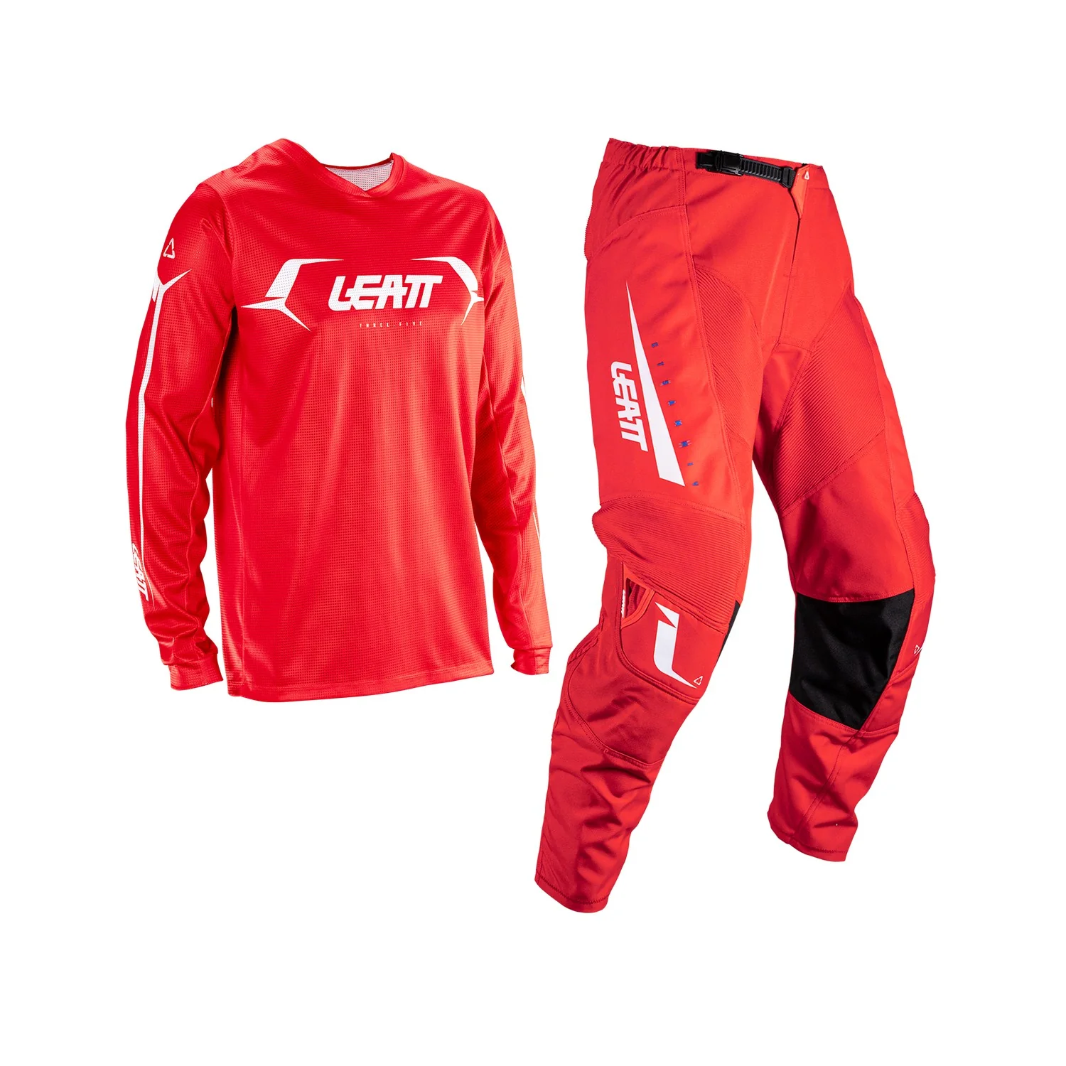 Kit Leatt Moto Ride Infantil JR 3.5 Rojo