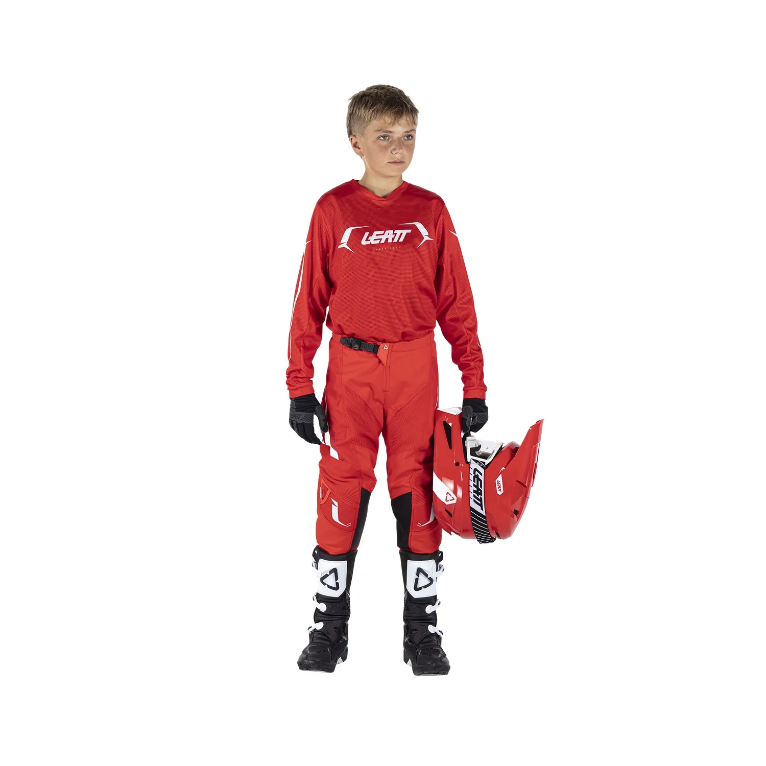Kit Leatt Moto Ride Infantil JR 3.5 Rojo - Image 2
