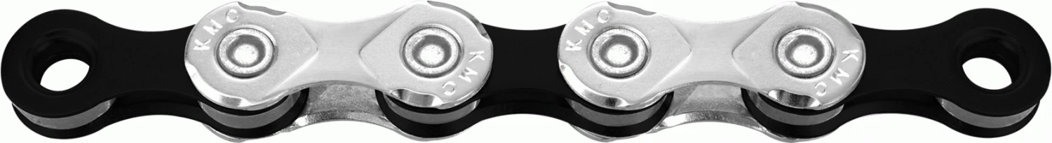 KMC Cadena X10 1/2x11/128" 10V Negra/Plata