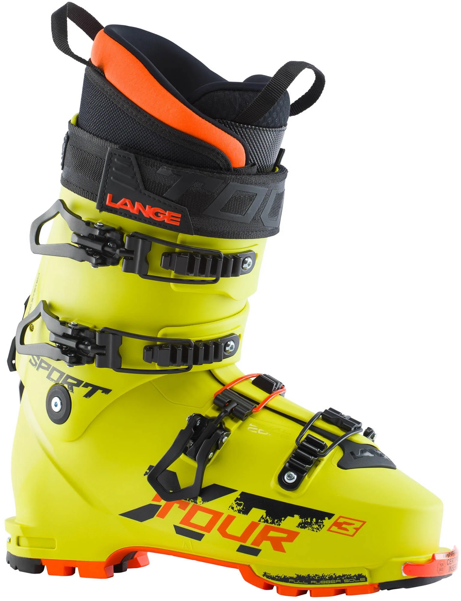 Lange Botas de Ski XT3 Tour Sport 120 Yellow
