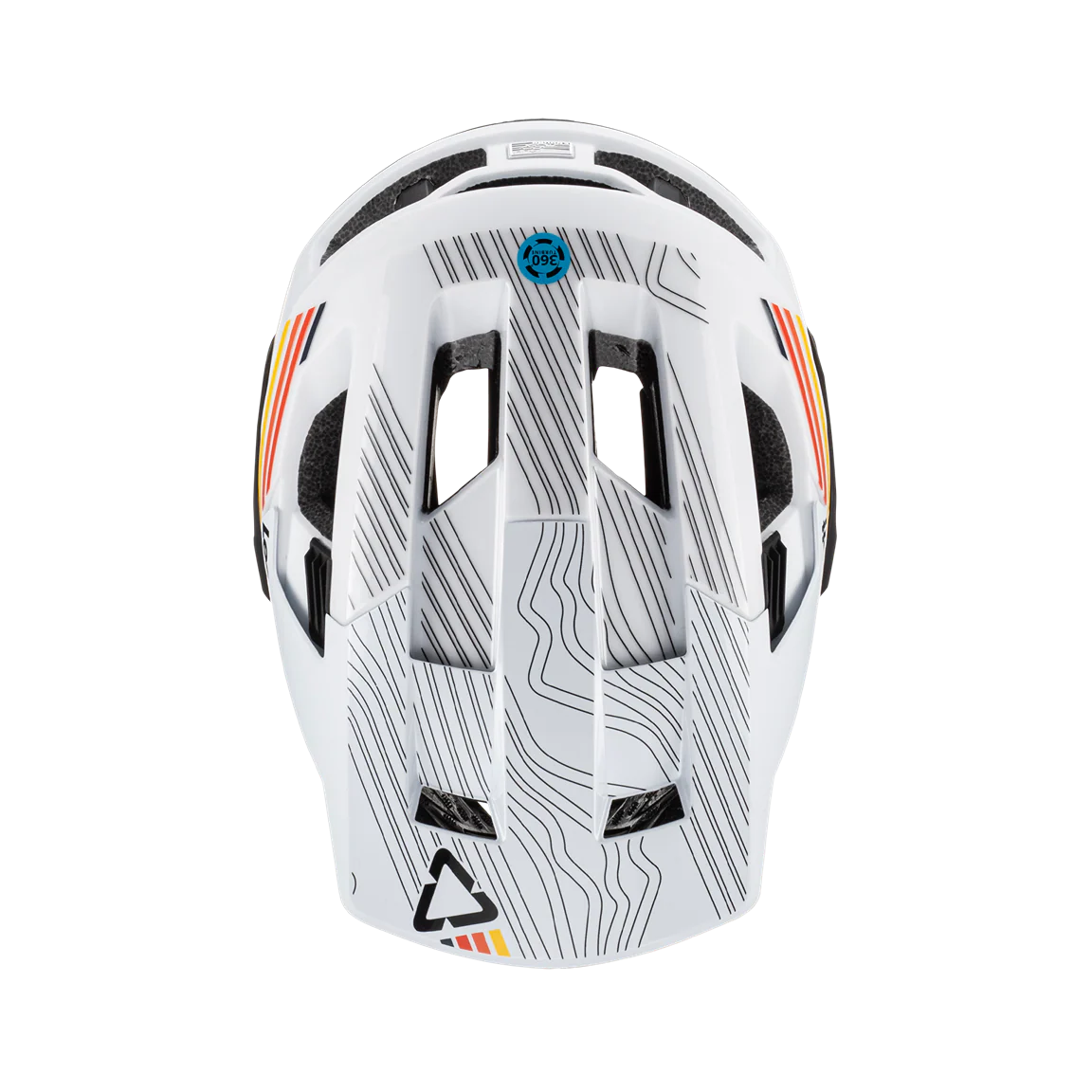 Leatt Casco MTB Enduro 4.0 V23 Blanco-Negro - Image 5