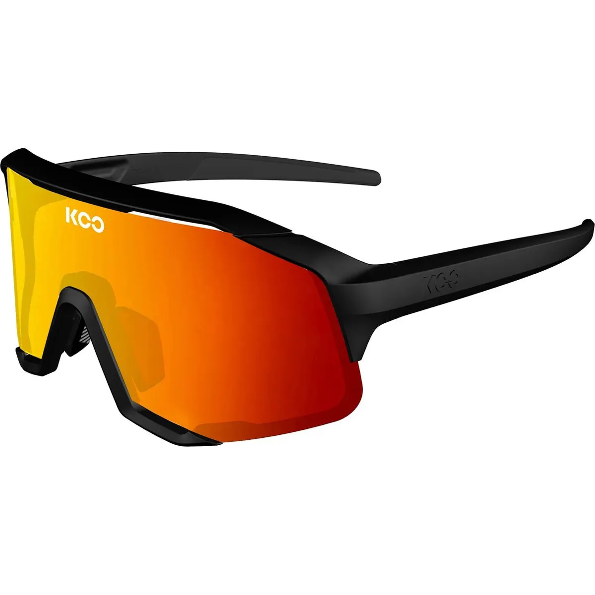 Lentes KOO Demos Black Mat L.Red MR