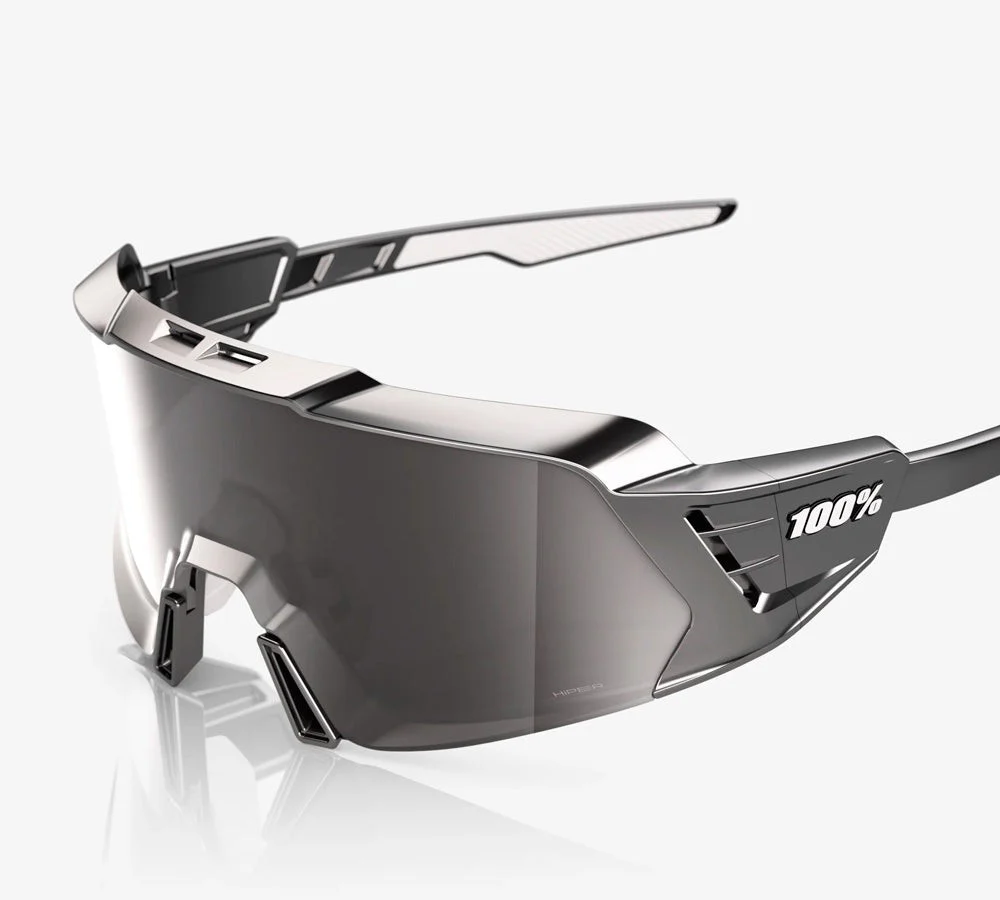 Lentes Korbin X Gloss Black Chrome - HiPER Silver Lens | 100 Percent