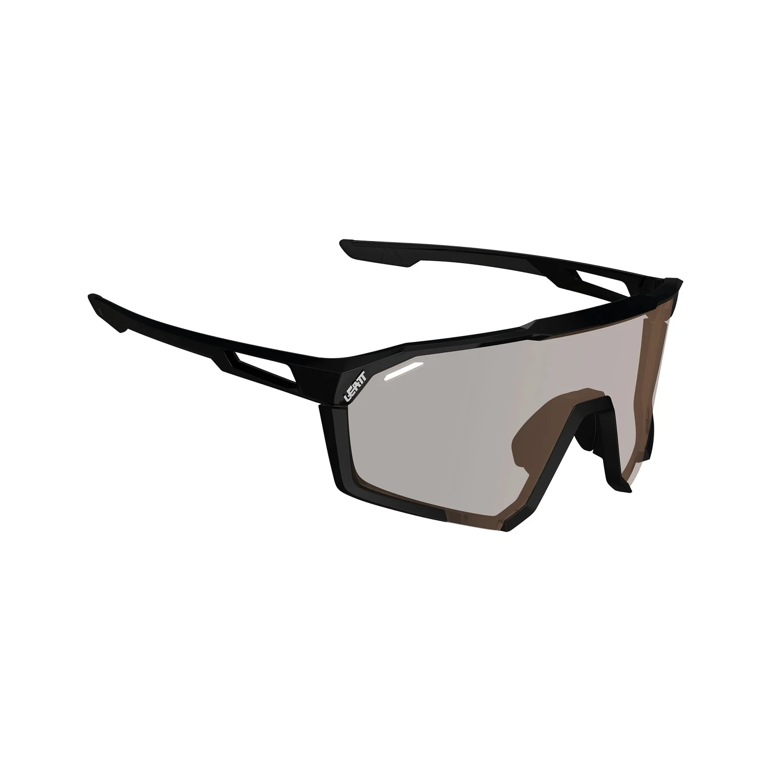 Lentes Leatt SpeedViz PRO Negro Satinado Iriz Plata 30 VLT