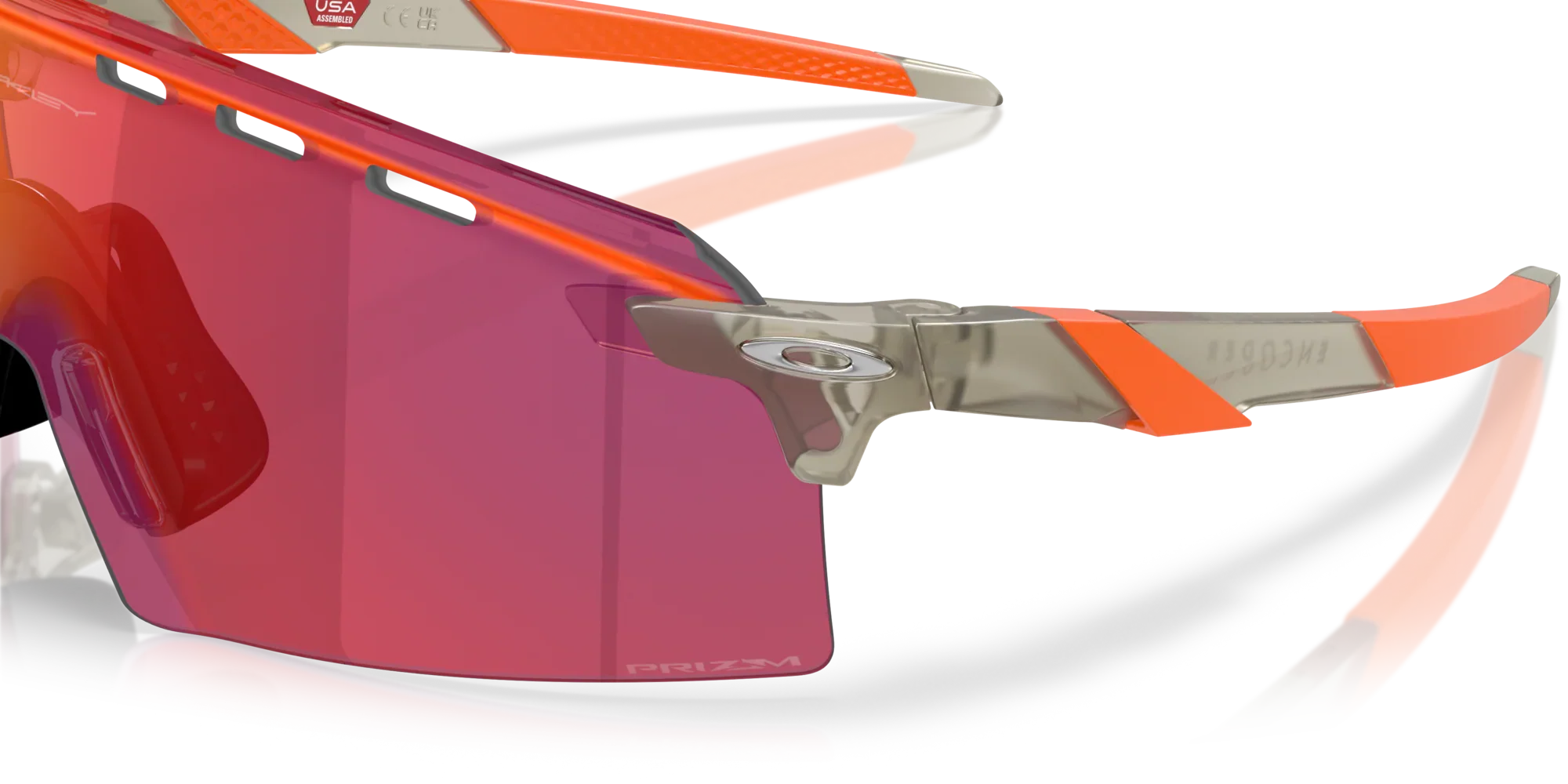 Lentes Oakley Encoder Strike Prizm Road Lenses Matte Grey Ink Frame - Image 5