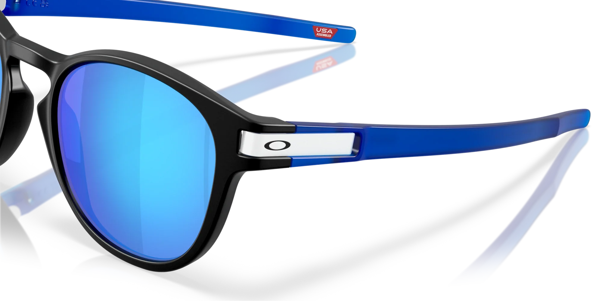Lentes Oakley Latch Fathom Collection Prizm Sapphire Lenses Matte Black Frame - Image 6