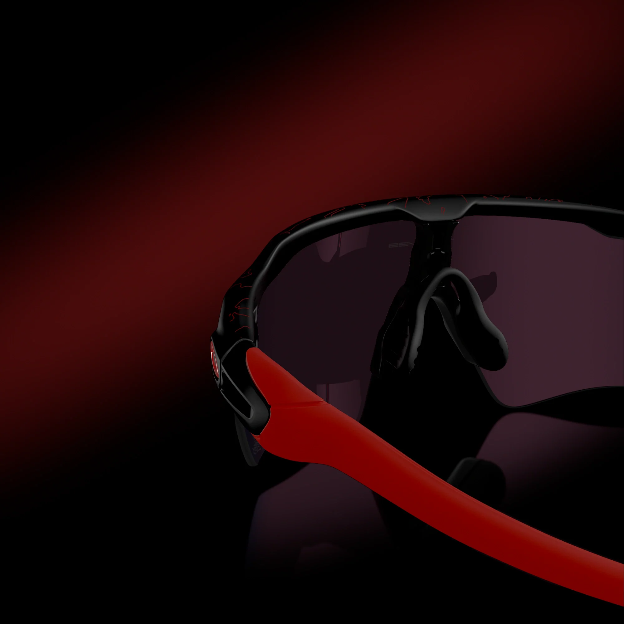 Lentes Oakley Radar EV Path 100 Thieves Collection Prizm Road Lenses 100T Matte Black Frame - Image 4