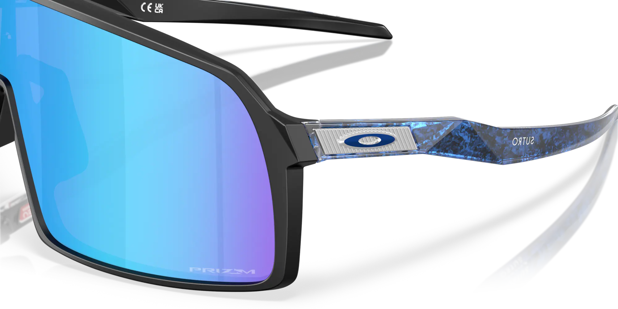 Lentes Oakley Sutro Fathom Collection Prizm Sapphire Lenses Matte Black Frame - Image 6