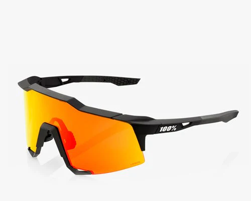 Lentes Speedcraft Soft Tact Black Hiper Red Lens | 100 Percent