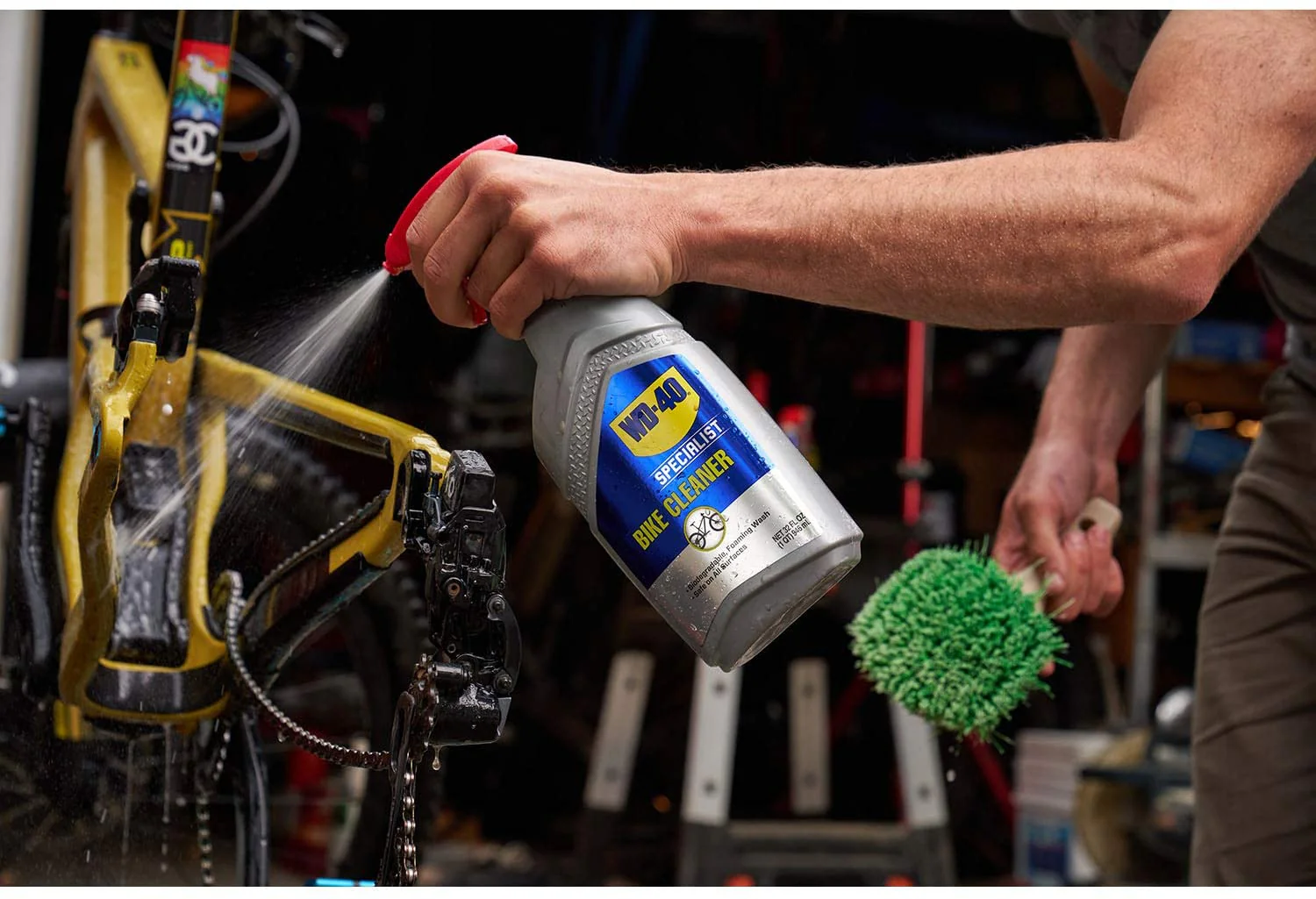 Limpiador Total Bicicleta en Gatillo Specialist WD-40 - Image 3