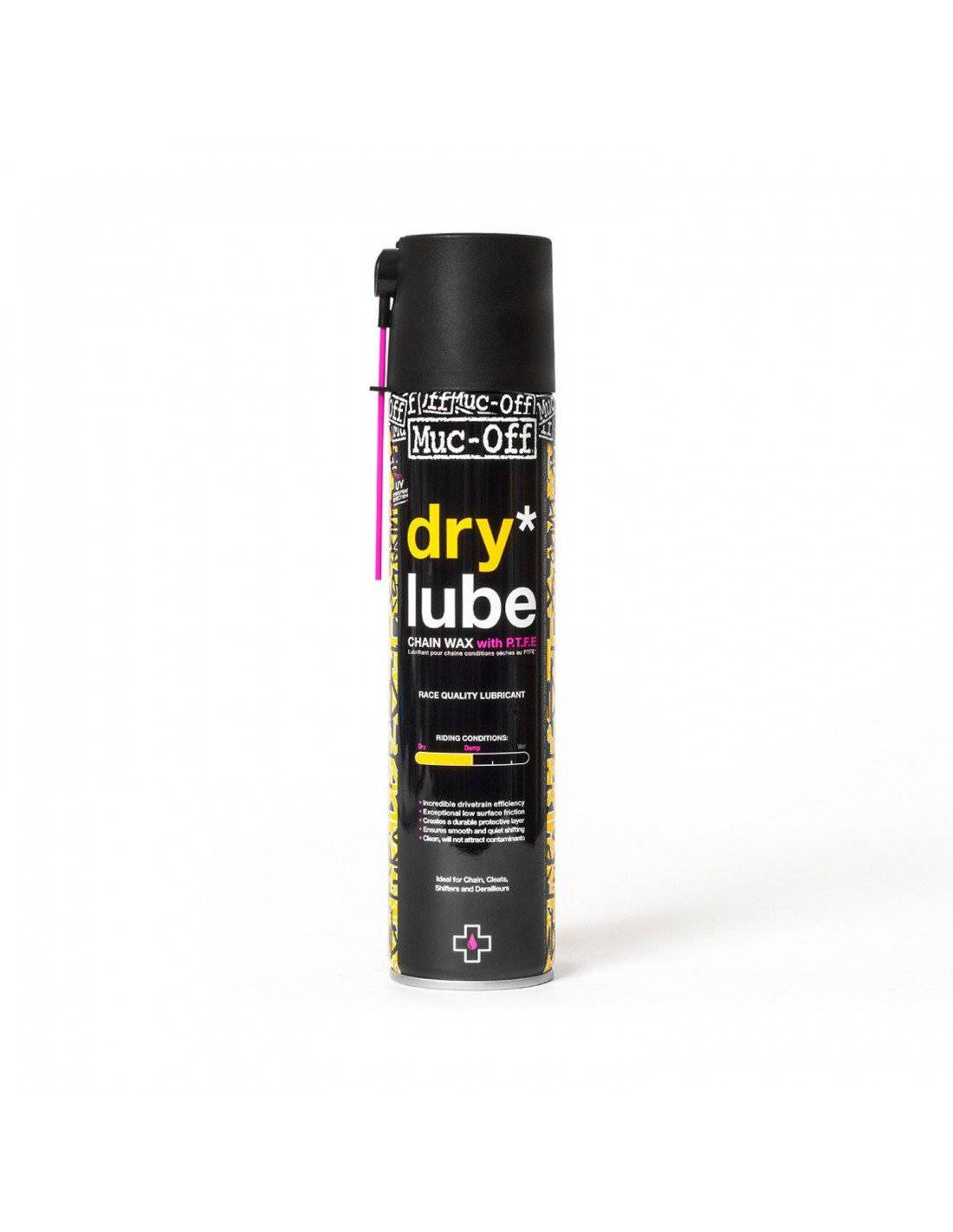 Lubricante Spray Dry PTFE Lube (seco) 400ML Muc-Off