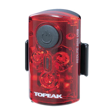 Luz De Seguridad Mini Usb Roja Topeak