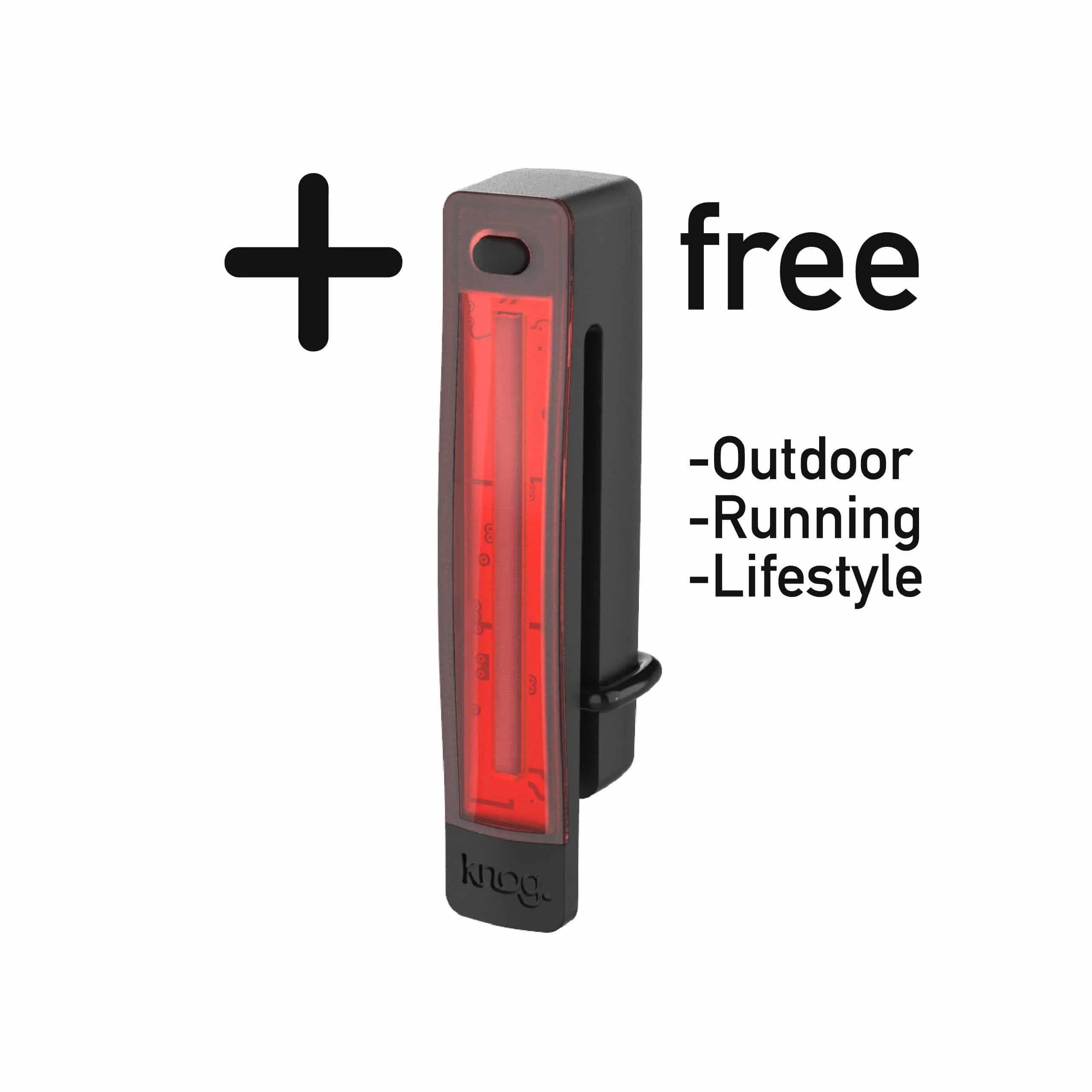 Luz Trasera Knog Para Running, Scooter, Patines.