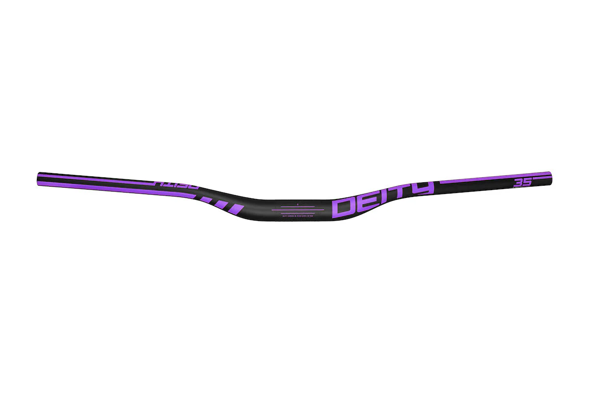 Manubrio Deity Speedway Carbon 35X30Mm Purple