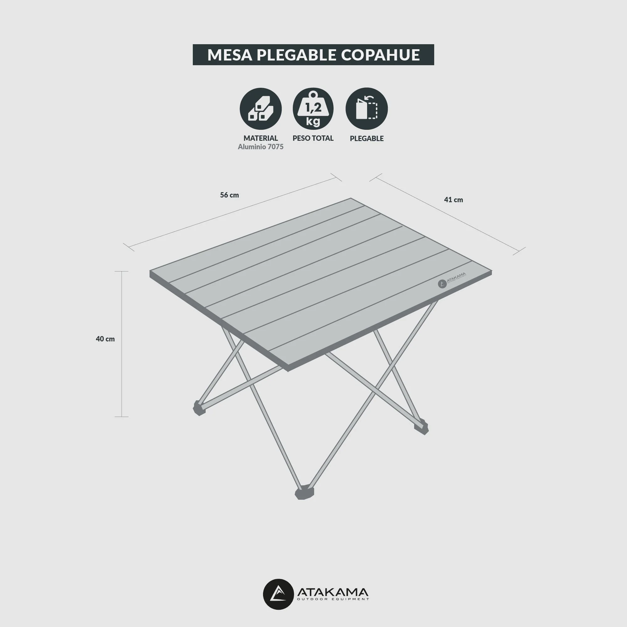 Mesa Plegable Copahue - Image 4