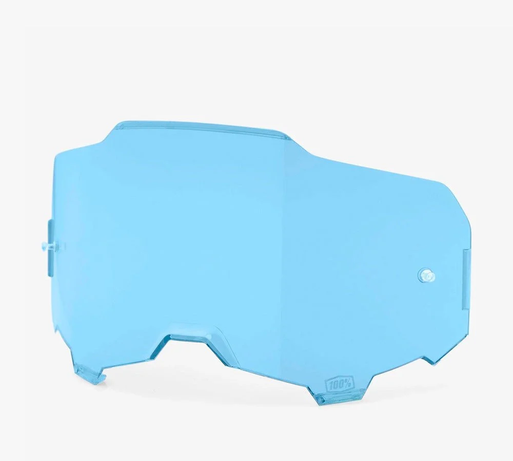 Mica inyectada color azul para antiparras modelos Armega y ARmatic | 100 Percent