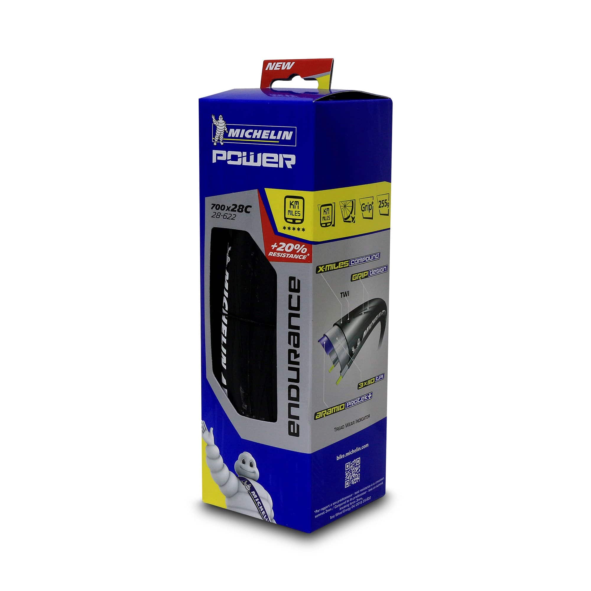 Michelin - Neumático 700x28c Power All Se Black