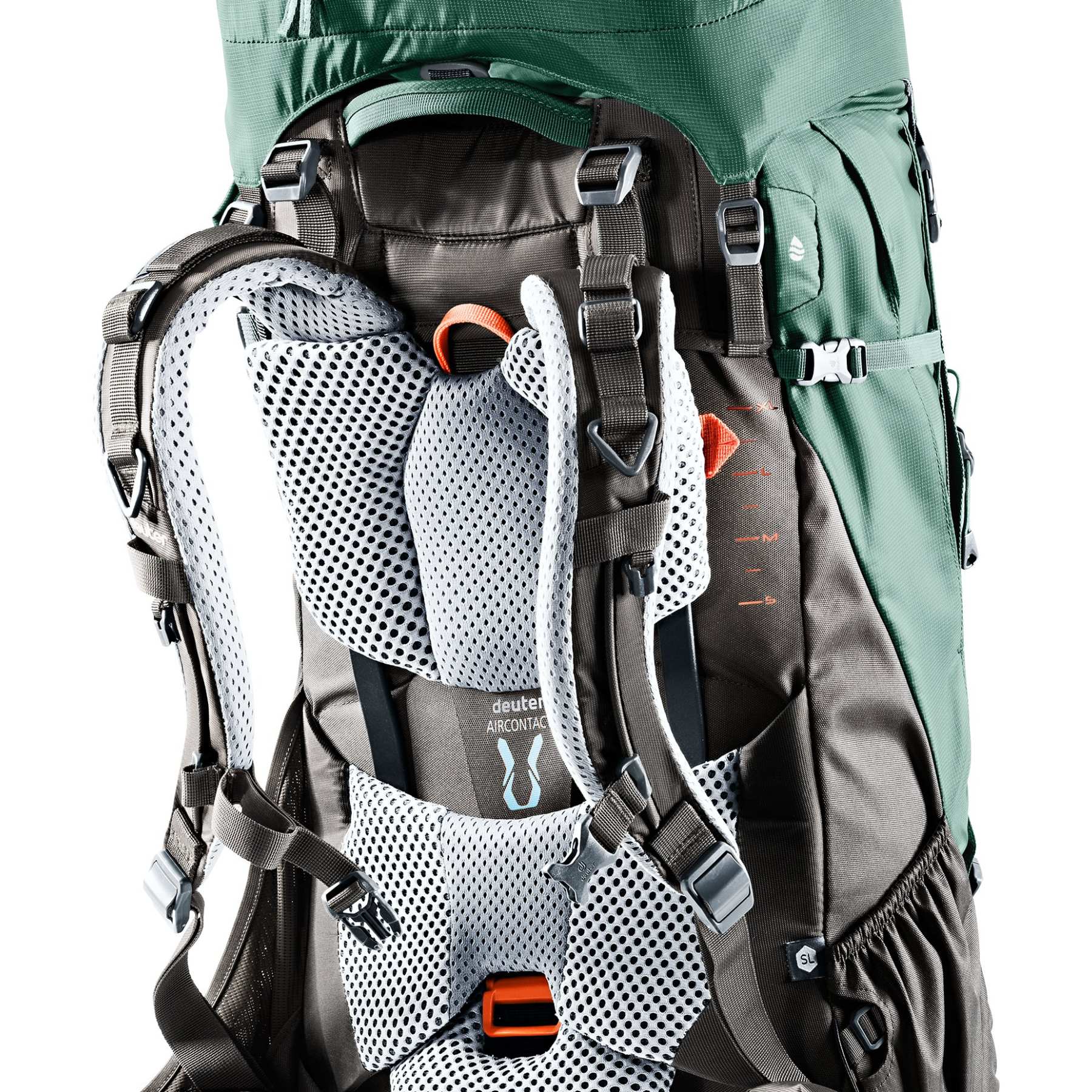 Mochila Aircontact Pro 55+15lts SL Seagreen-Coffee Deuter - Image 5