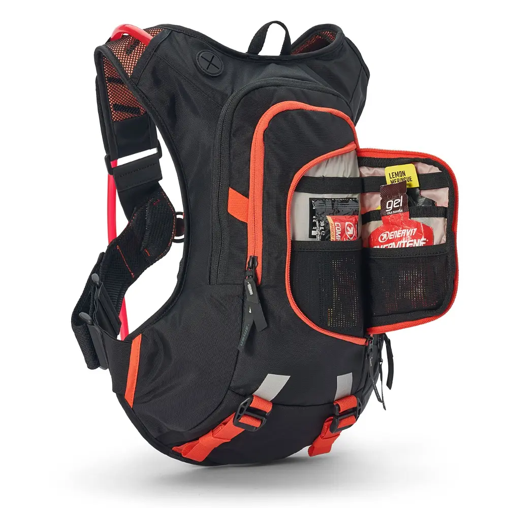 Mochila de Hidratación USWE Hydro 12L Negro Naranjo - Image 2